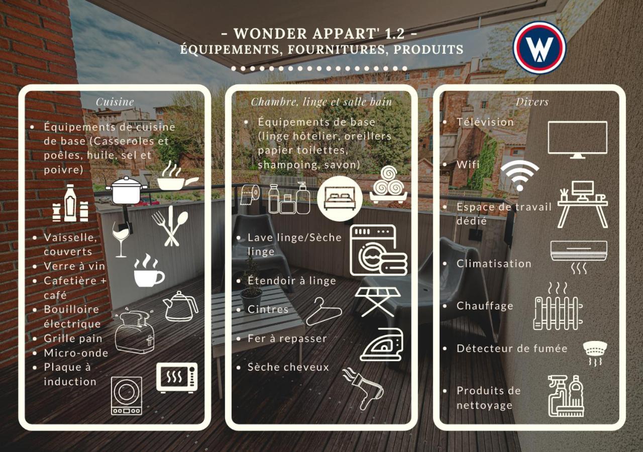 Wonder Appart' 1.2 - Coeur De Ville - Tolosa Esterno foto